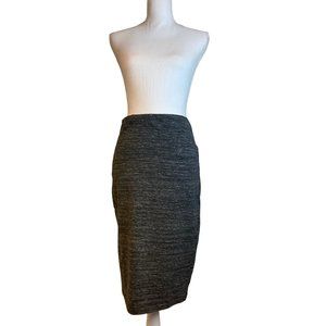 Philosophy Heather Gray Midi Skirt Size Small